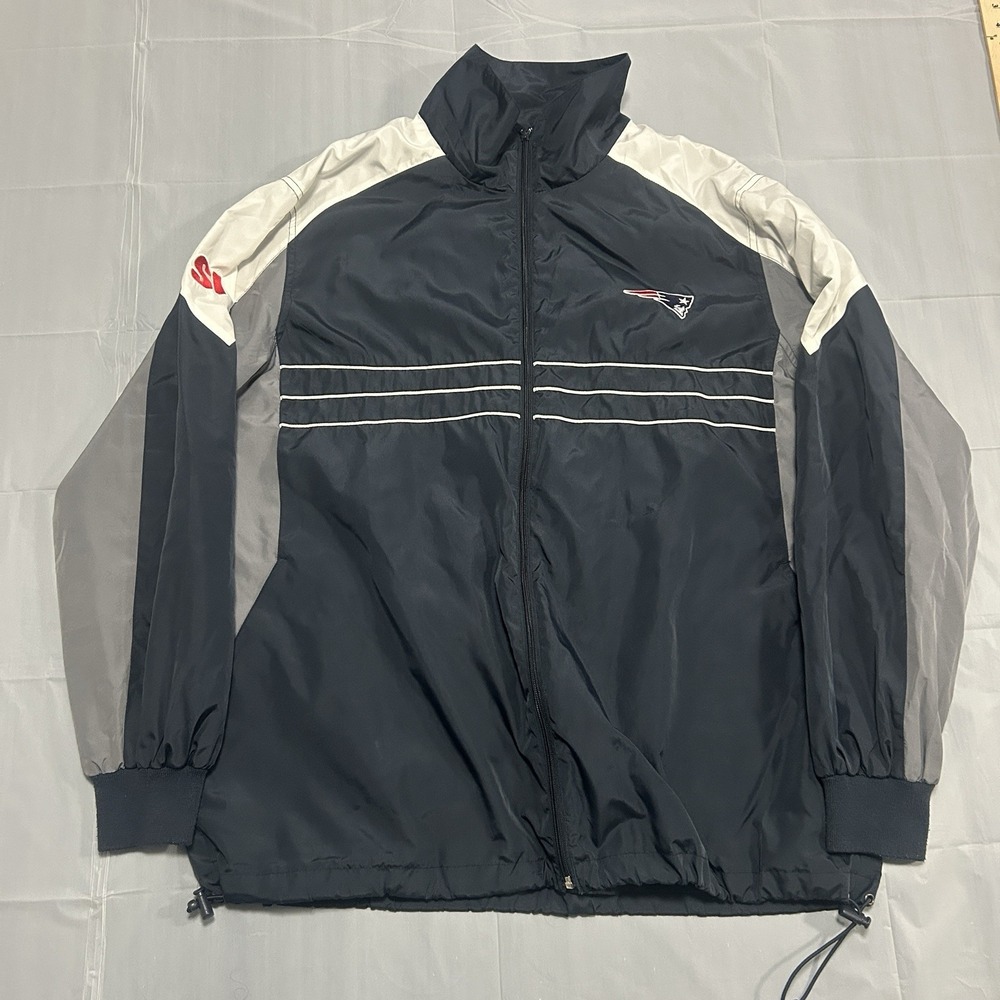 New England Patriots Sports Illustrated Jacket Windbreaker Men's XL Full Zip